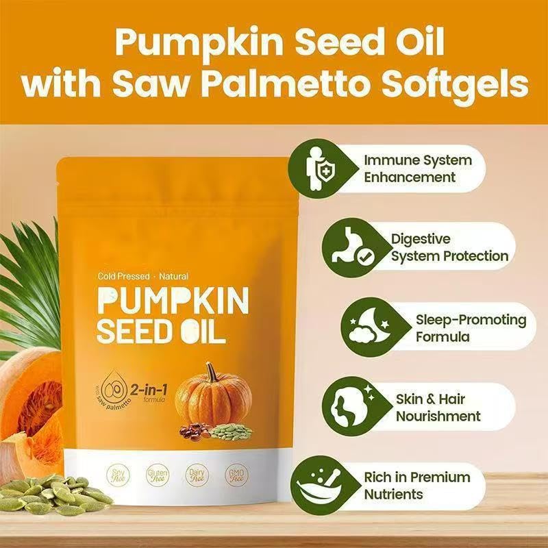 Olio di semi di zucca con serenoa repens