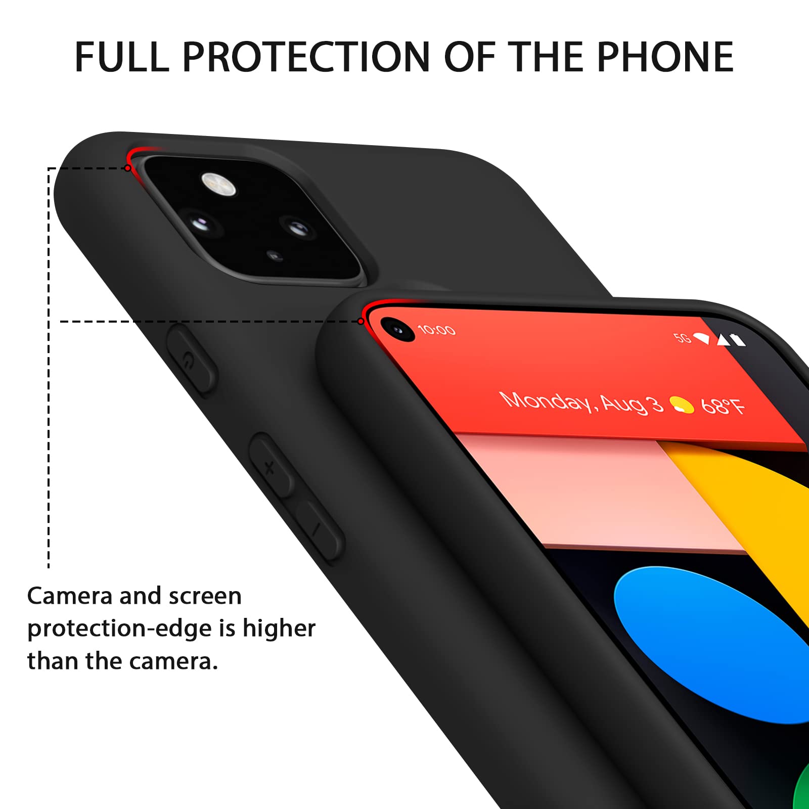 Amazon.com: Amzpas TPU Case for Google Pixel 5, Soft Protective Shockproof Phone Cover, Durable Anti-Scratch Smart Phone Case for Women Men Black : Cell Phones & Accessories Amazon.com: Amzpas TPU Case for Google Pixel 5, Soft Protective Shockproof Phone Cover, Durable Anti-Scratch Smart Phone Case for Women Men Black : Cell Phones & Accessories