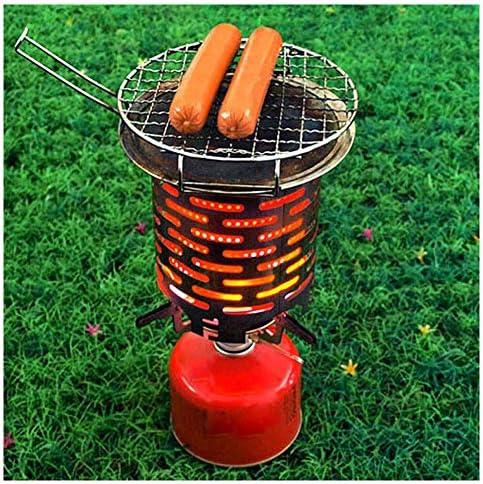Portable Indoor Gas Heater Camping Stove Heater Camping Mini Camping Cooker Heater Tent Heating Cover for Outdoor Camping Hiking Traveling