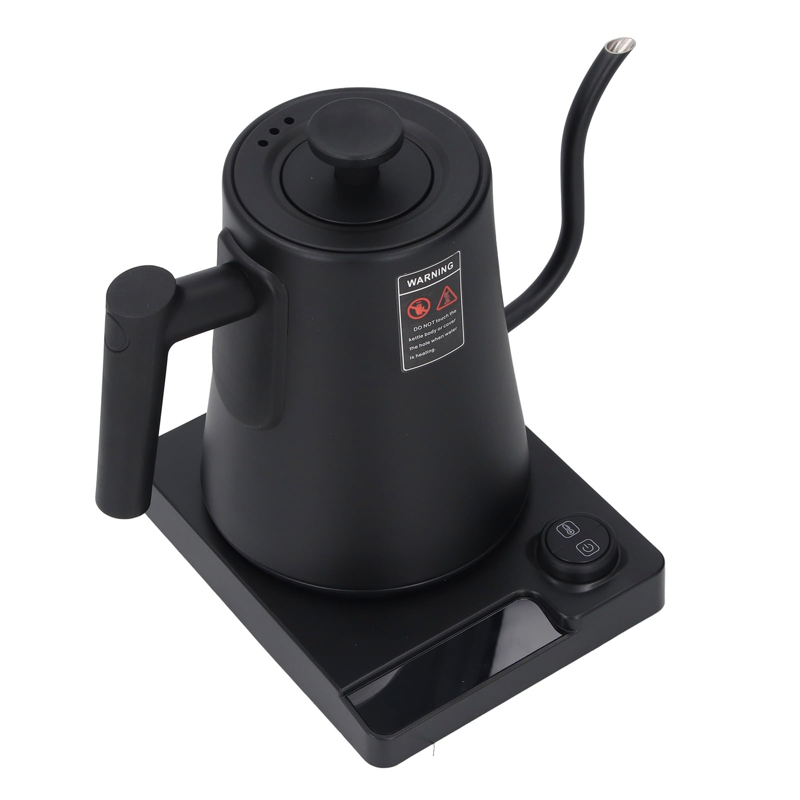 Dioche Hervidor Eléctrico con Cuello de Cisne de Acero Inoxidable, 1200 W, Calentamiento Rápido, Control Preciso de Temperatura, Pantalla LCD, Ergonómico, Perfecto para (Enchufe europeo 220V)