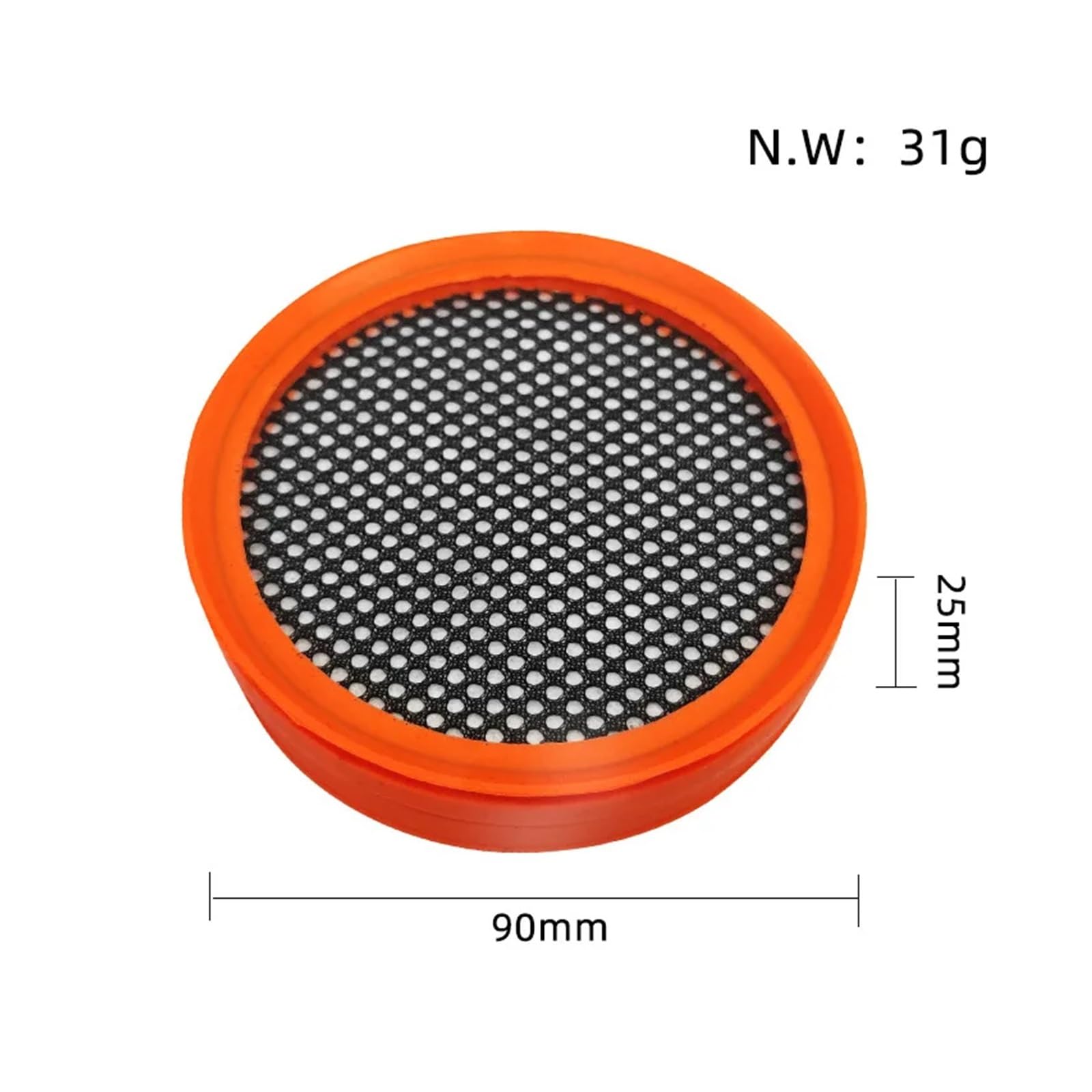 3/5/10 Uds Filtro HEPA for FC8009 FC8081 FC6723 FC6724 FC6725 FC6726 FC6727 FC6728 FC6729 Piezas de aspiradora (Color : 10 PCS)