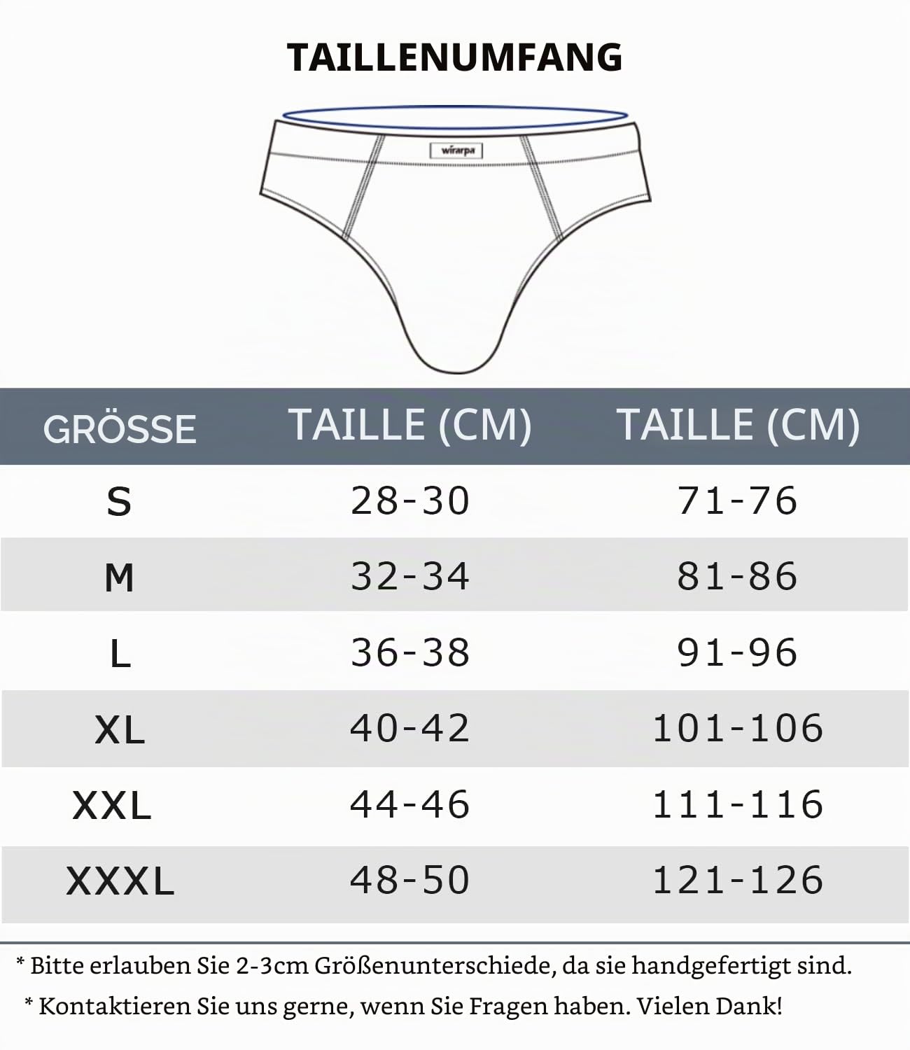 wirarpa Unterhosen Herren Slip Microfaser Männer Slips Stretcken Unterwäsche Größe S-XXXL
