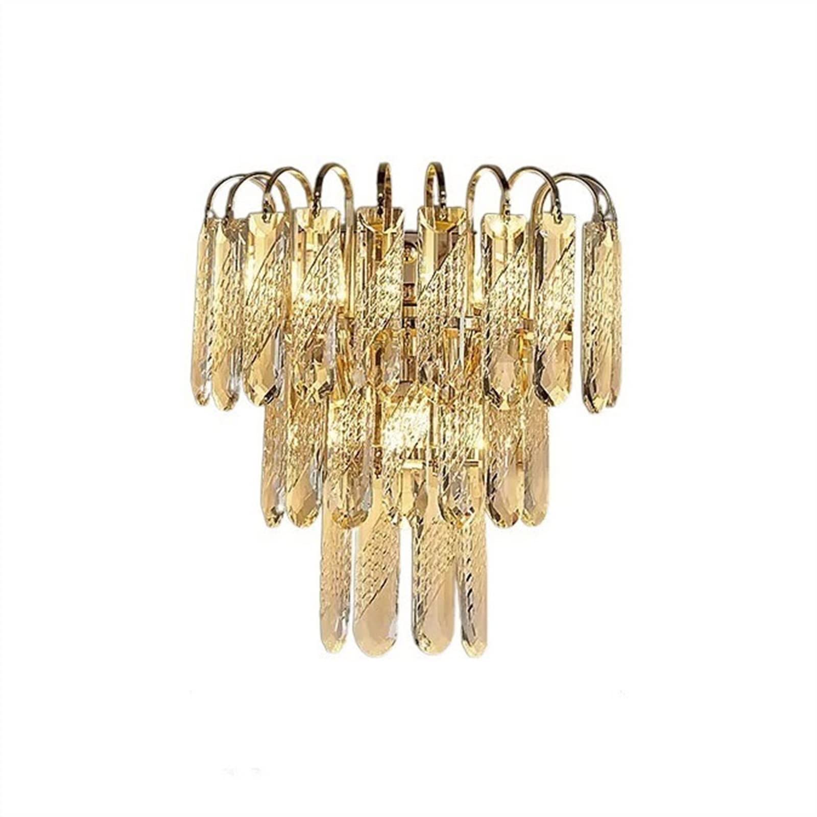 E7v2T9k6 Wall Lamps Corridor Stairs Decorative Lighting Fixtures Light Luxury Crystal Illumination Lamp Bedroom Bedside Sconce Decor