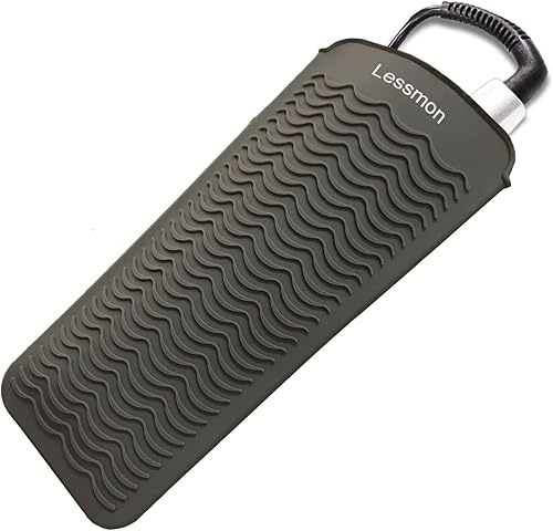 Bolsa de silicona resistente al calor, cubierta para rizadores, alisadores de pelo, planchas y otras herramientas de cabello caliente, altura 11.5