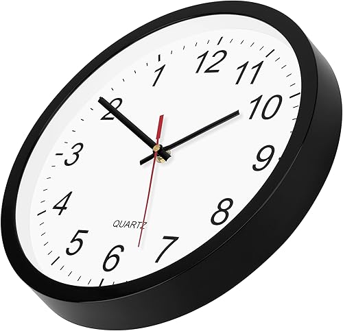 Miniatura 2 de Foxtop Reloj de pared hacia atrás negro 12 pulgadas