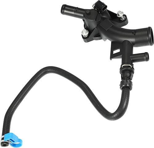 Motoforti Salida de agua para carcasa del refrigerante del motor, manguera de refrigerante del motor, para Chevrolet Cruze 2011-2016, caucho ABS,