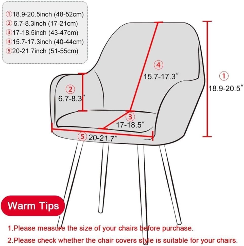 Housse de chaise imperméable et lavable contre taches de nourriture