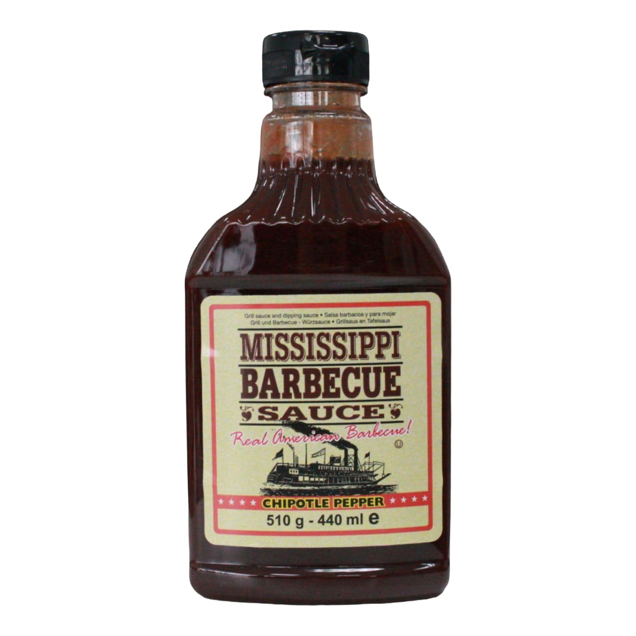 Das Beste im Vorteilspack - 5 X Mississippi BBQ Saucen - 5 X 510g (gesamt 2250g) by The Fremont Company