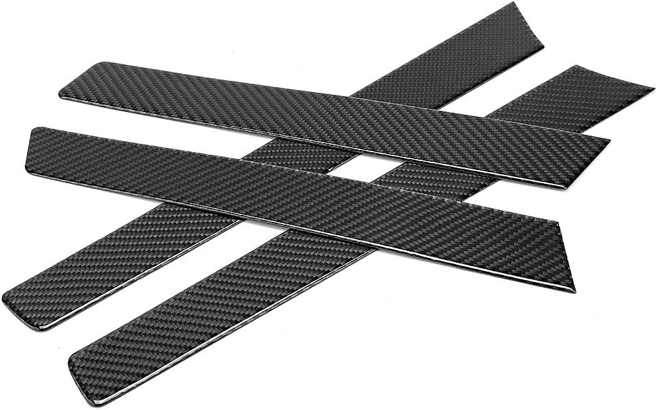Carbon Fiber Car Interior Door Panel Trim Sticker Lightweight Durable for 2011-2018