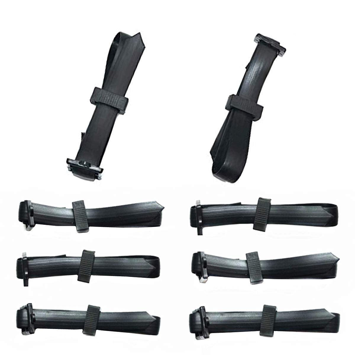 Lot De 8 Sangles De Fixation Pour Arbres - En Nylon Résistant - Pour Tuteurer Plantes Et Arbustes