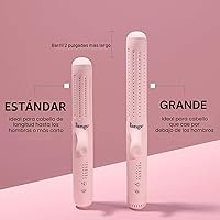 Vista 2 de L'ANGE HAIR Le Duo Estilizador Estándar de Flujo de Aire 360° Varita Rizadora 2 en 1 y Plancha Alisadora de Cabello de Titanio Rizador