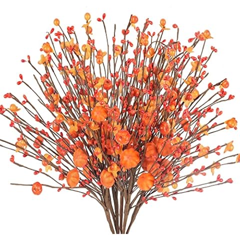 XHXSTORE 6PCS Flores Falsas de Otoño Cover
