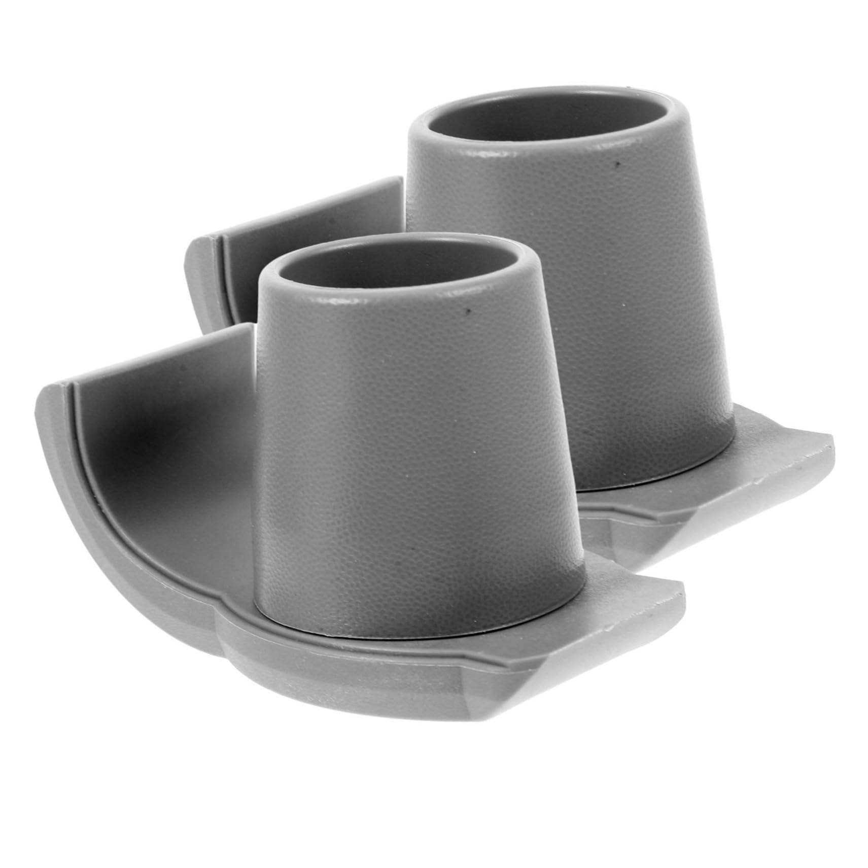 Cubierta De Pie De Caminante Caminando Acolchado para Muletas Accesorios para Andador Almohadilla De Muleta Puntas De Bastón Grey Caucho 2 Piezas X 4