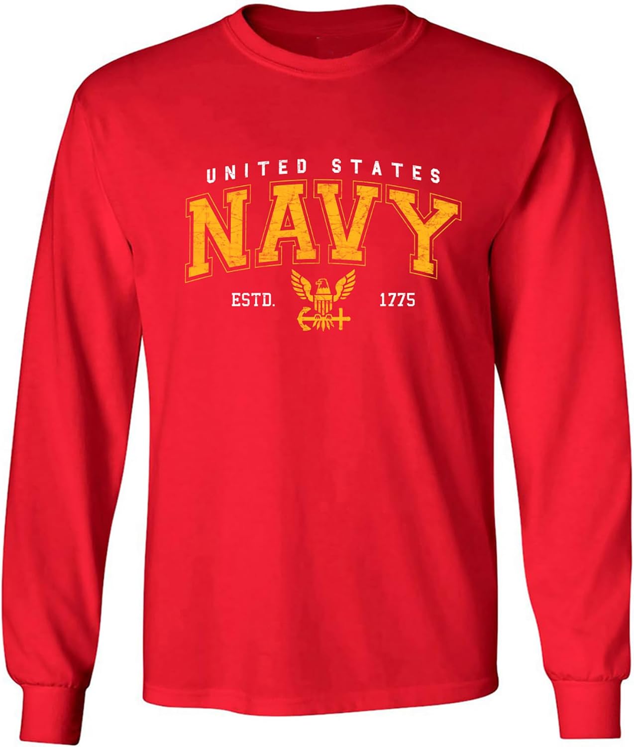 United States Navy 1775 Arch Adult Long Sleeve T-Shirt