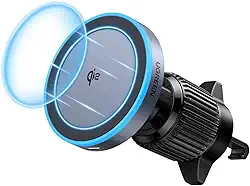 UGREEN Carregador de carro Qi2 de 15 W para MagSafe, compatível com carregador de carro MagSafe, carregamento rápido, suporte magnético para telefone de carro, carregador de carro sem fio para iPhone