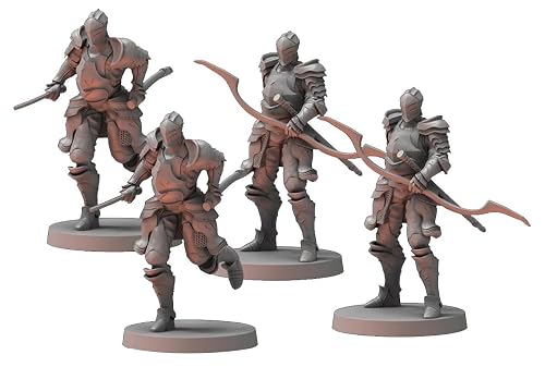 Dark Souls The Role Playing Game: Alonne Knights Miniatures & Stat Cards. DND, RPG, D&D