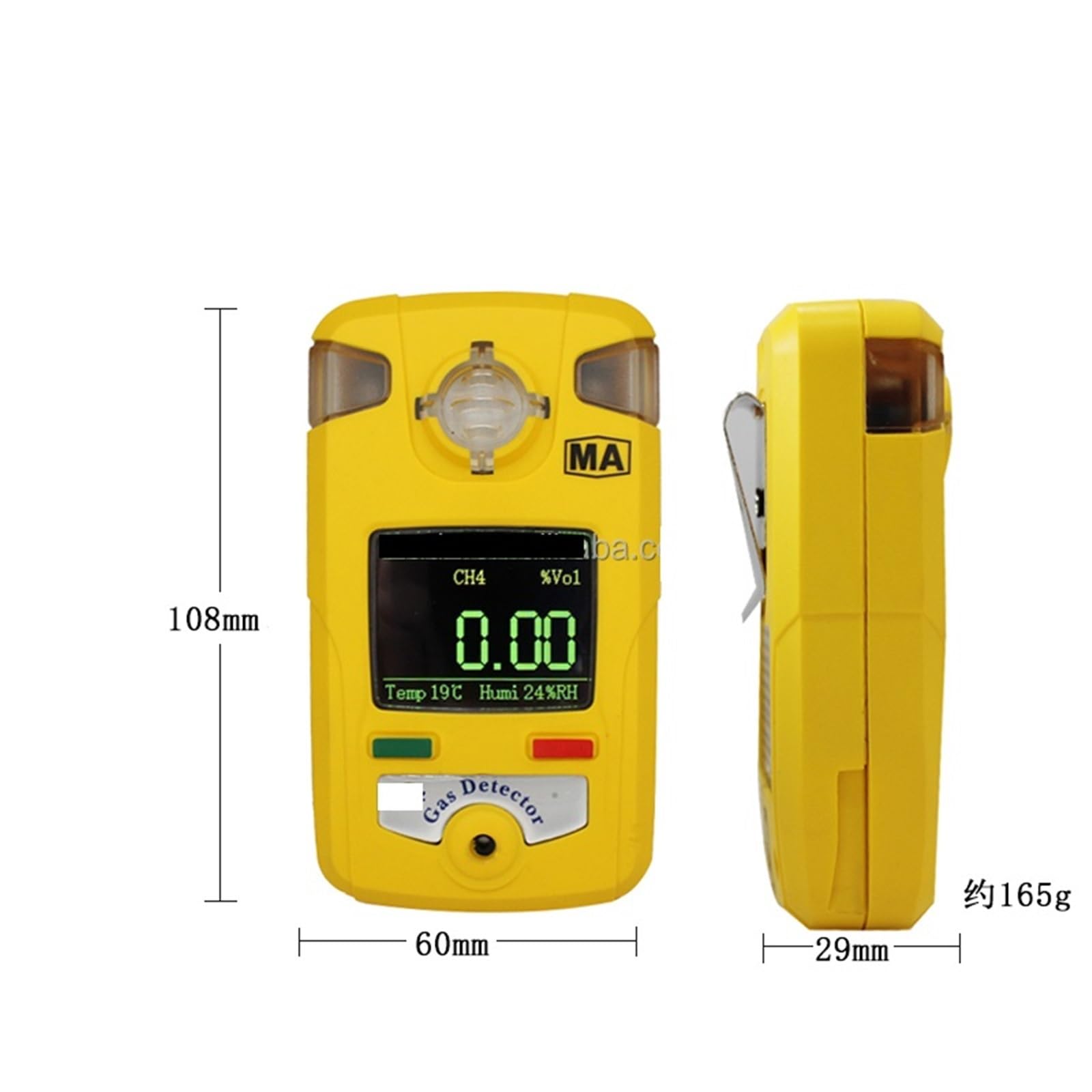 Analyseur portatif de gaz de Diffusion JCB4, analyseur de Fuite de gaz méthane