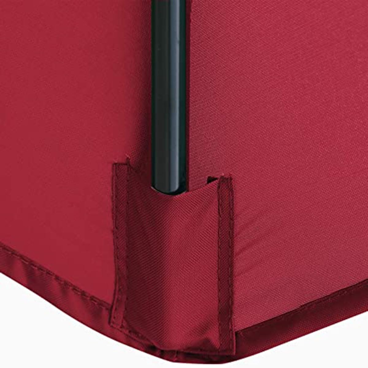 Copertura di ricambio per ombrellone da 2,5 m, 2,7 m, 3 m, tessuto resistente ai raggi UV, design a 6 stecche, per giardino, patio, uso esterno