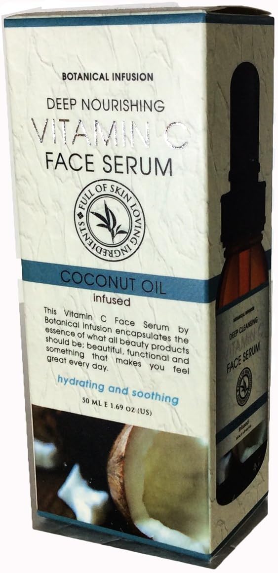 Botanical Infusion Deep Nourishing Vitamin C, Coconut Oil infused Face Serum 1.69 FL OZ