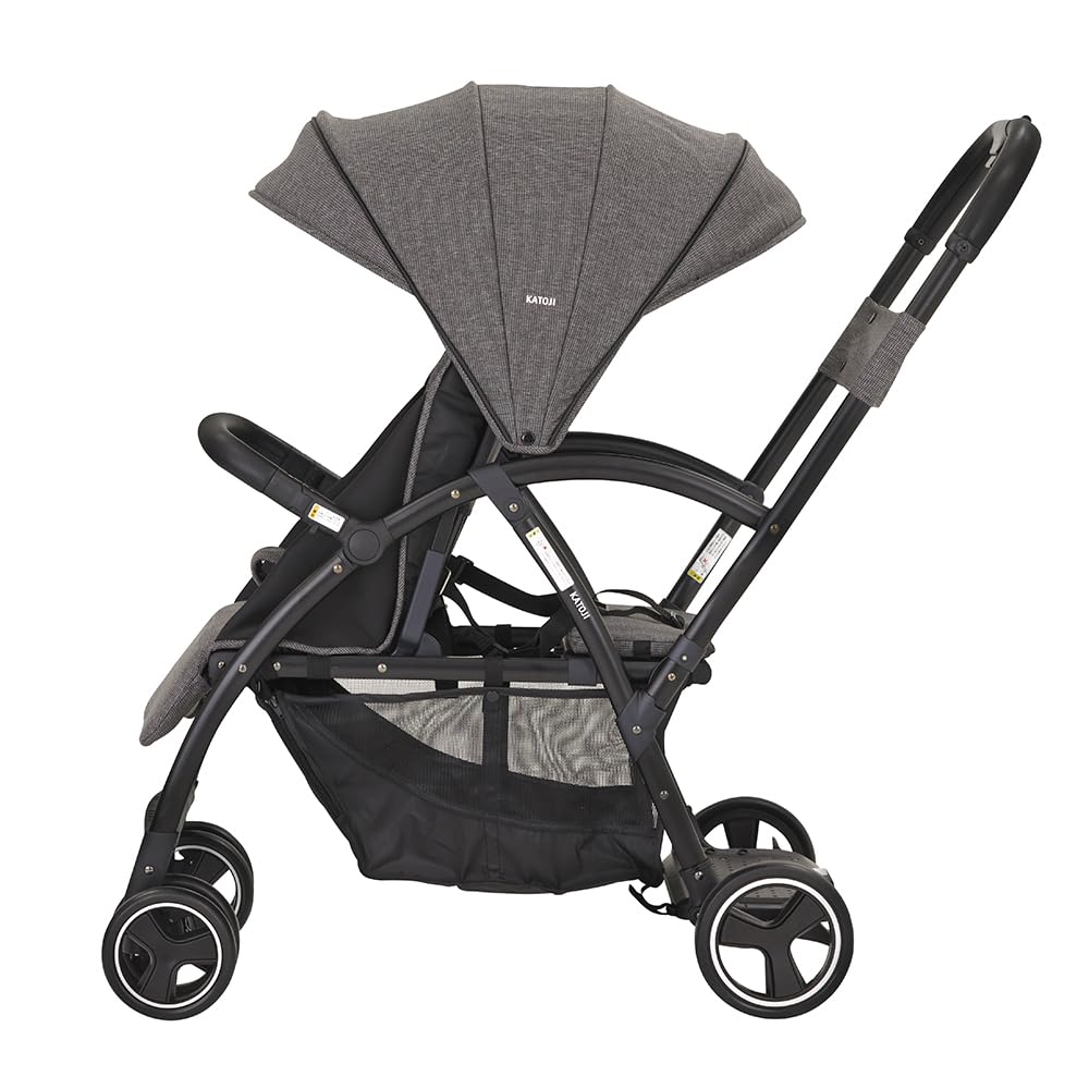 Amazon | カトージ ベビーカー 2-Seater next ブラックチェック 41449