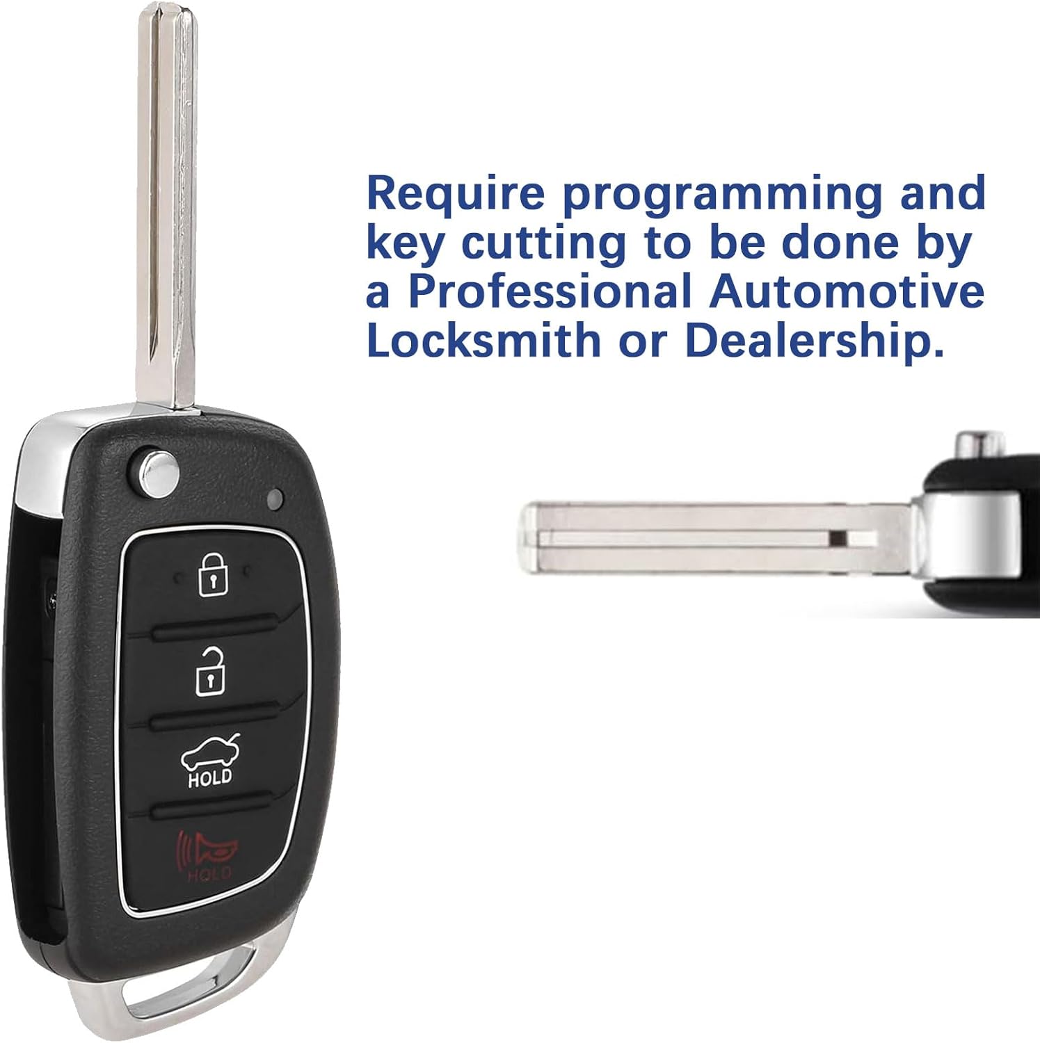 Replacement for 2015 2016 2017 Hyundai Sonata Key fob, Key fob for Hyundai Sonata Remote, Keyless Entry Remote System P/N: 95430-C1010 FCC ID: TQ8-RKE-4F16 433 MHz