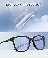 Vista 4 de ANYLUV Blue Light Glasses for Men, Lightweight Computer Gaming Glasses, Stylish Anti Eyestrain Blue Light Blocking Men