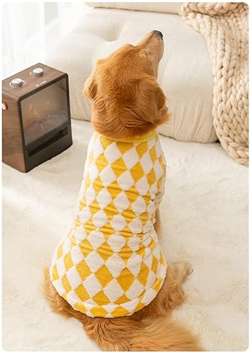 Miniatura 3 de Suéter para perro de tamaño mediano y grande, suéter suave para clima frío, chaqueta de invierno para perro labrador, bulldog francés, beagle,