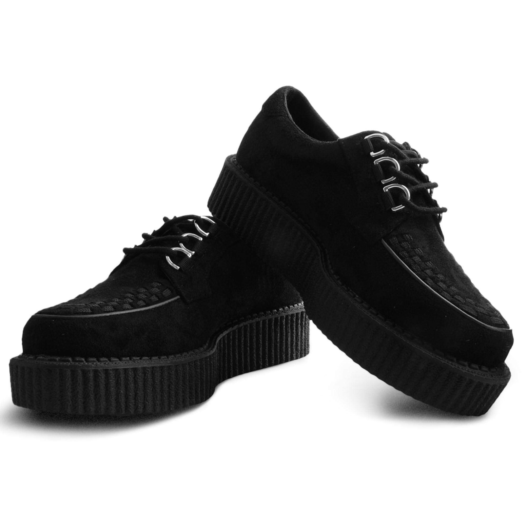 T.U.K. Anarchic Creeper - Scarpe da Uomo e da Donna - Scarpe Punk, Gotiche e Rocker - Scarpe Stringate