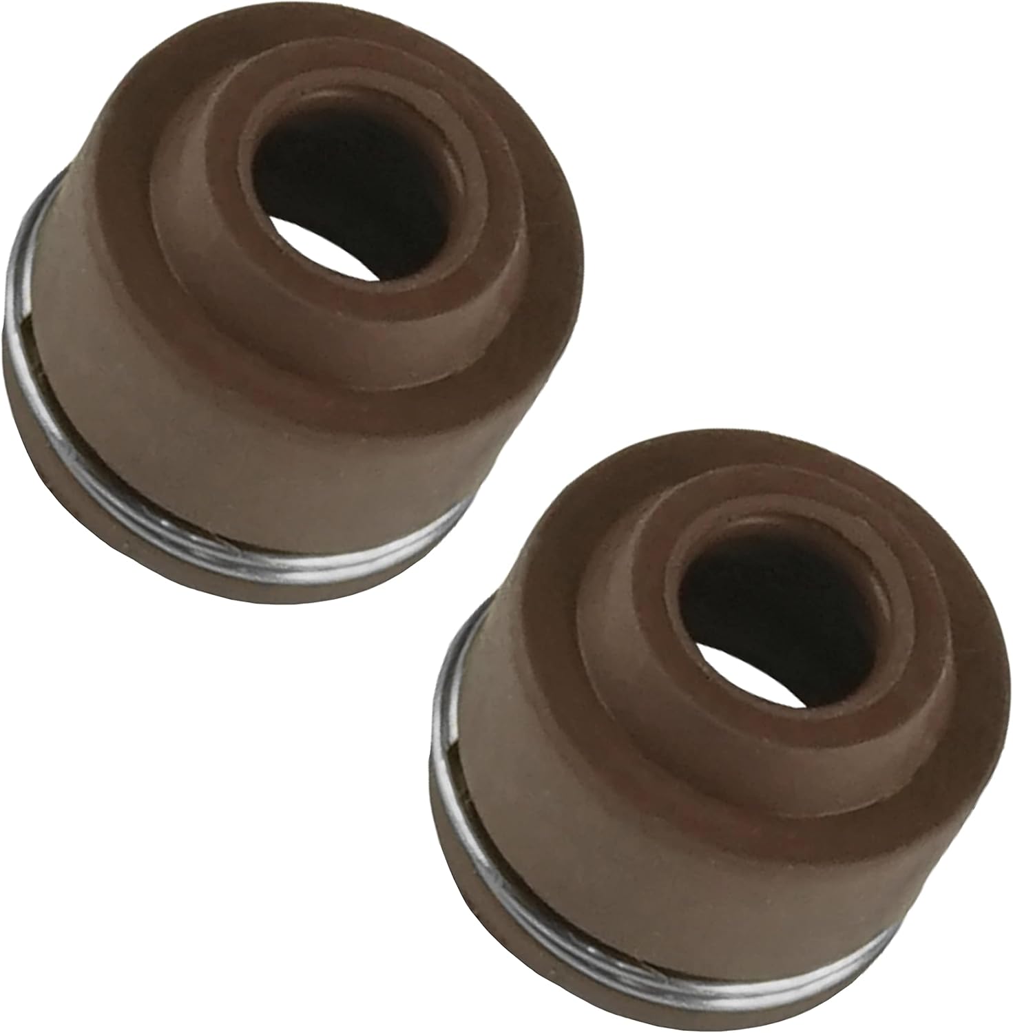 Caltric 2x Valve Stem Seal Compatible with Honda FourTrax 300 1988-1990 1992-2000