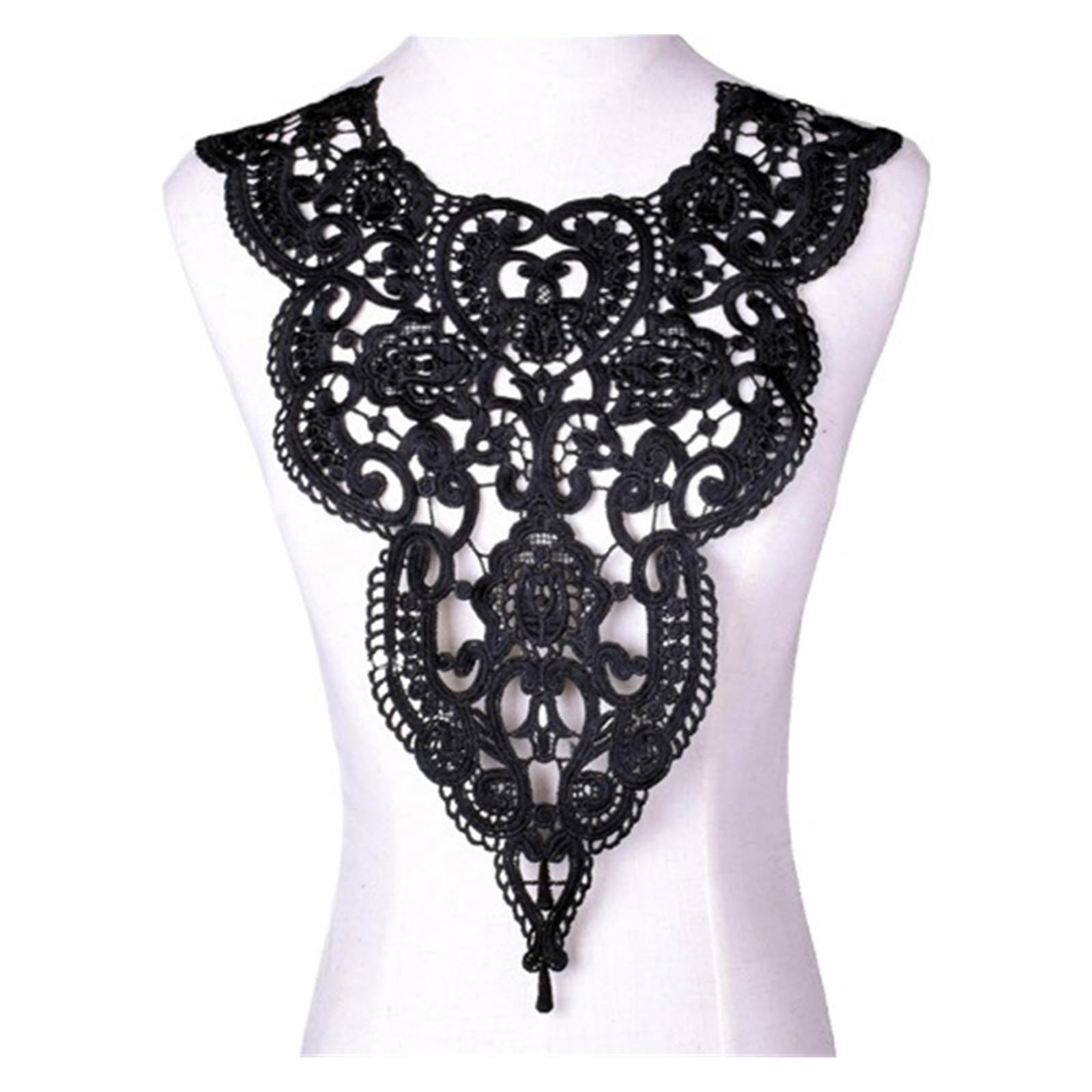Dentelle applique 3D brodée pour réparer une robe ou embellir un album
