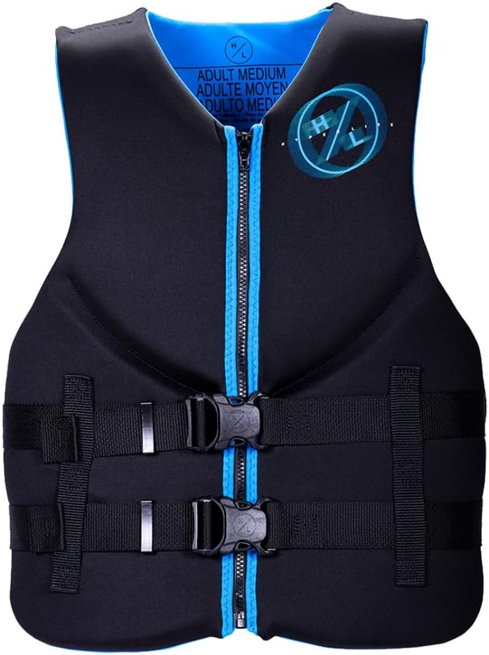 HyperLite Men's Indy Life Jacket - US Coast Guard Approved Level 70 Buoyancy Aid, Great for Any Water Sports Activity Including Boating, Paddle & Swimming
