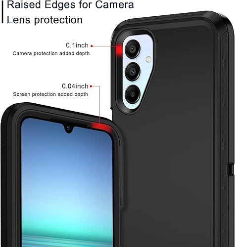 Miniatura 3 de I-HONVA Funda para Samsung Galaxy S23 Plus, S23 Plus de 6.6 pulgadas con 2 protectores de pantalla + 2 protectores de lente de cámara, resistente a
