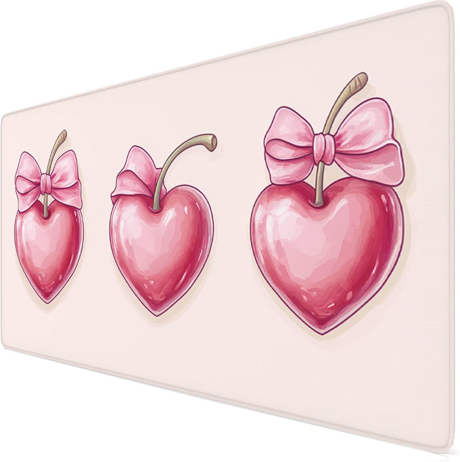 Podkładka pod mysz XXL 1200x600x3mm podkładka pod mysz beżowa podkładka pod mysz różowa poprawia precyzję i szybkość, wodoodporne antypoślizgowe, szyte krawędzie, akcesoria do gier, komputer, prezent
