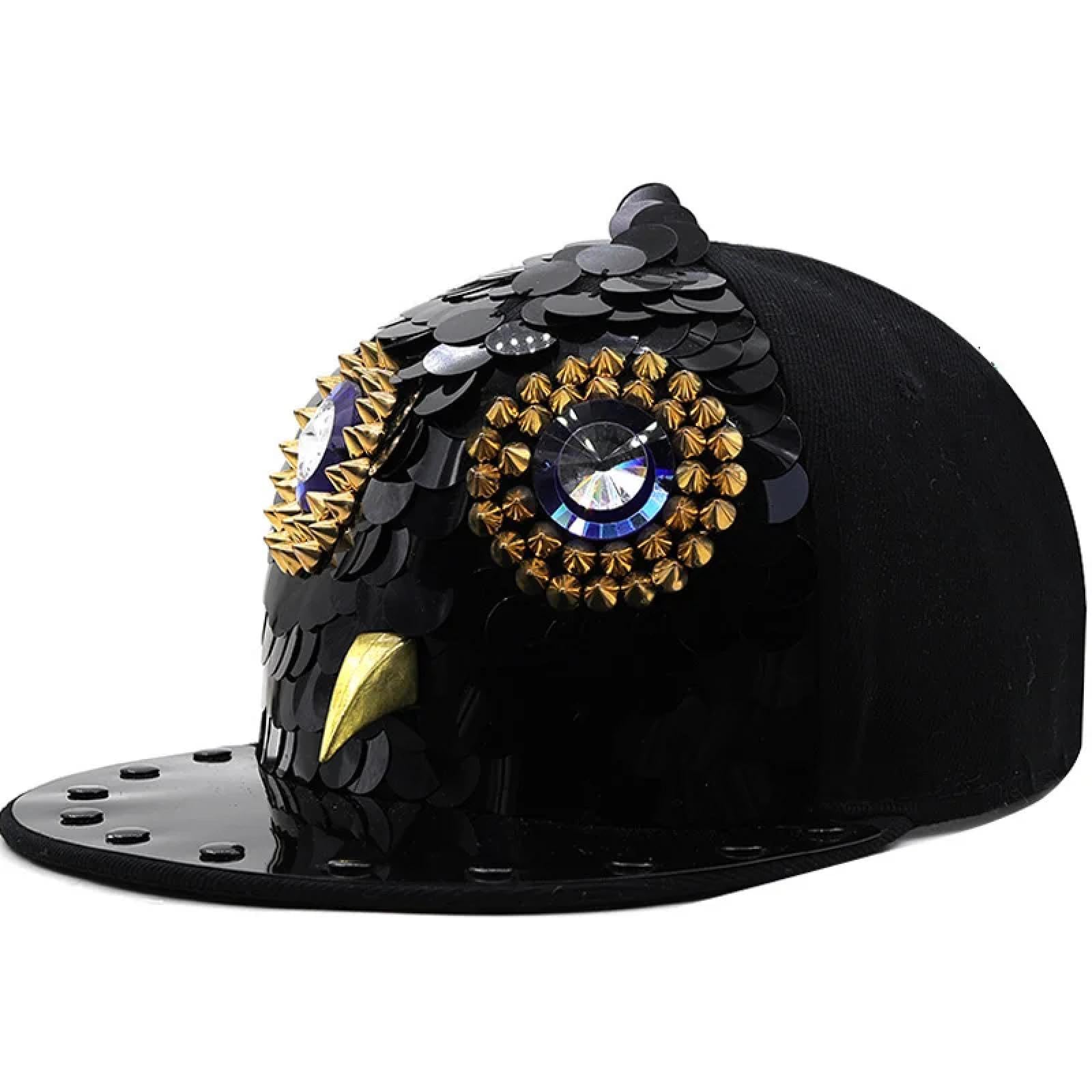 Herren Kappe Hut Handgemachte Leder Snapback Für Frauen Männer Schwarze Bühne Baseball Kappe Boy Hip Hop Hüte