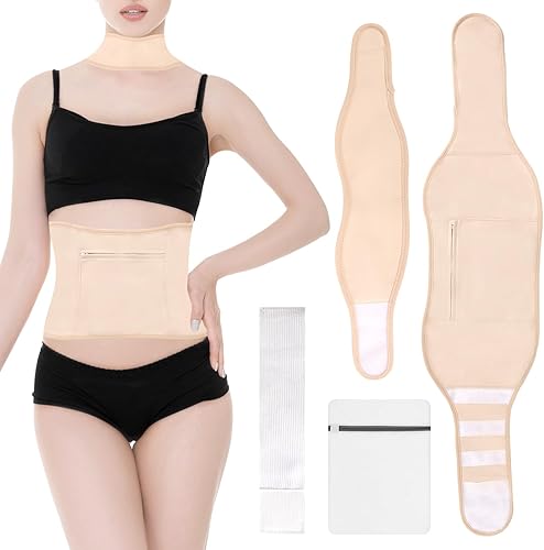 Paquete de aceite de ricino, kit de paquetes de aceite de ricino orgánico reutilizable para desintoxicación del hígado con banda elástica, kit de