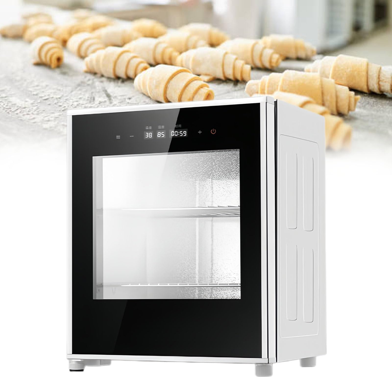 Glowdora 40l Bread Proofer For Sourdough Yogurt Natto,Kitchen Dough Yogurt Bread Proofing Box With Adjustable Temperature, Removable Electric Dough Proofer Timing And Humidity