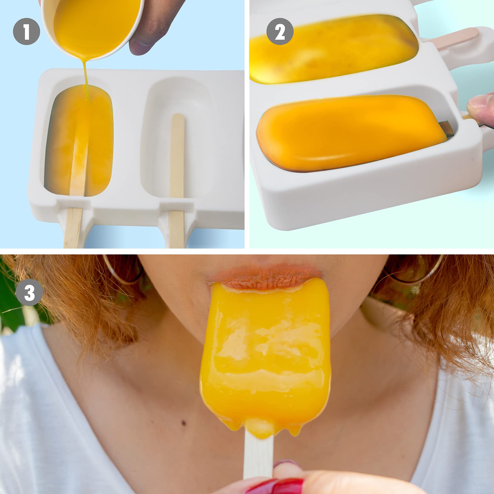 Moule à Glace | Esquimaux, Cœurs, Batônnets, Supports Et Kits