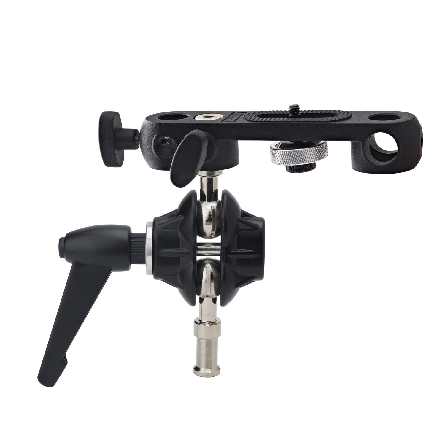 Kupo Double Ball Joint Adapter, Dual 5/8" Studs with Camera Bracket for Flexible Camera and Lighting Mounting Systems in Production (KG007212)