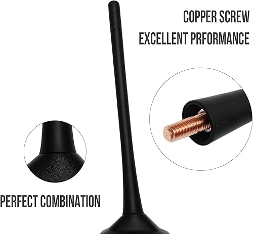 Miniatura 233 de VOFONO - Antena compatible con Jeep Wrangler y Gladiator 2007-2024, accesorios para Jeep, antena corta para Jeep Rubicon, Sahara, Sport, Willys