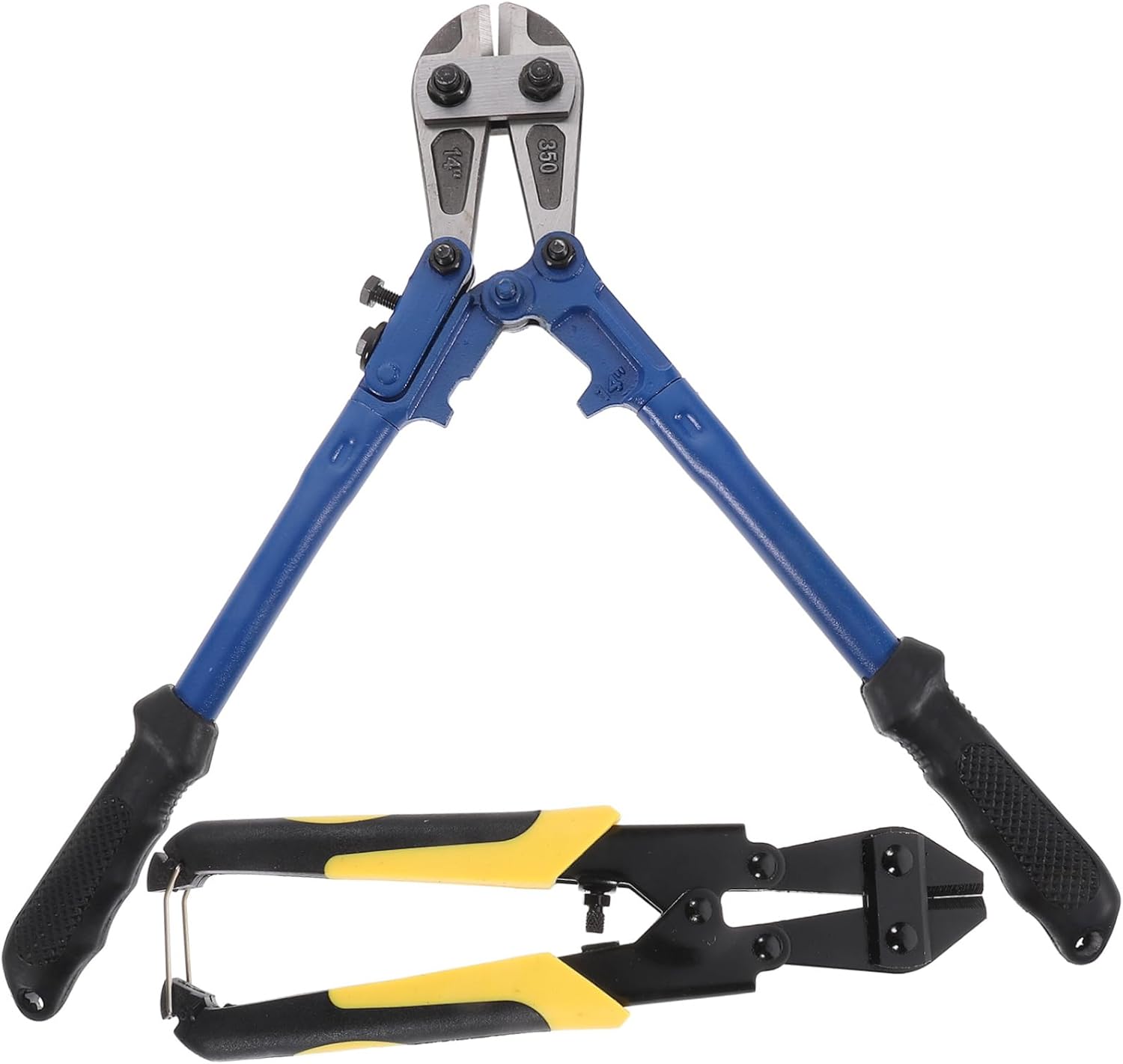 OUNONA 2pcs Heavy Duty Ergonomic Bolt Cutter and Cable Cutters for Effortless Cutting of Wire and Thicker Materials Tool for Professionals and Enthusiasts
