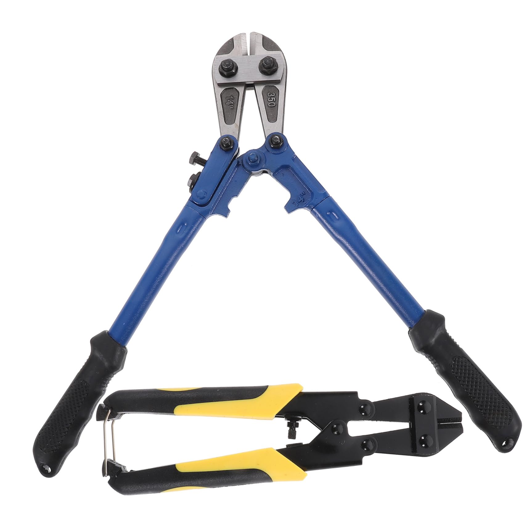 OUNONA 8'' 14'' Heavy Duty Bolt Cutters Steel Material Wire Cutters for Sheet Metal