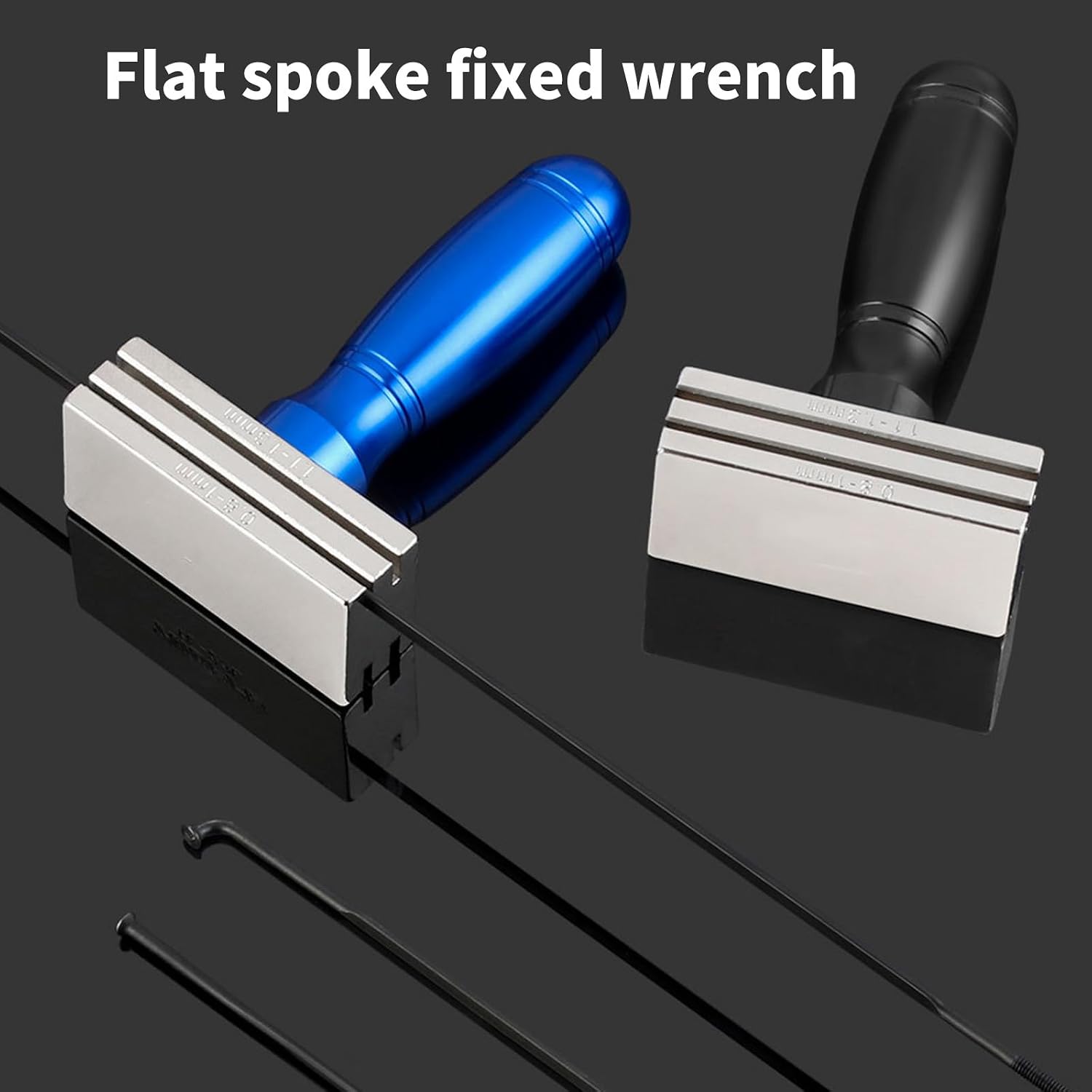 Ergonomic Bicycles Precisions Flat Spokes Wrenches for Road Cycling and Commuters Bikes Professional Wheel Truing Tool