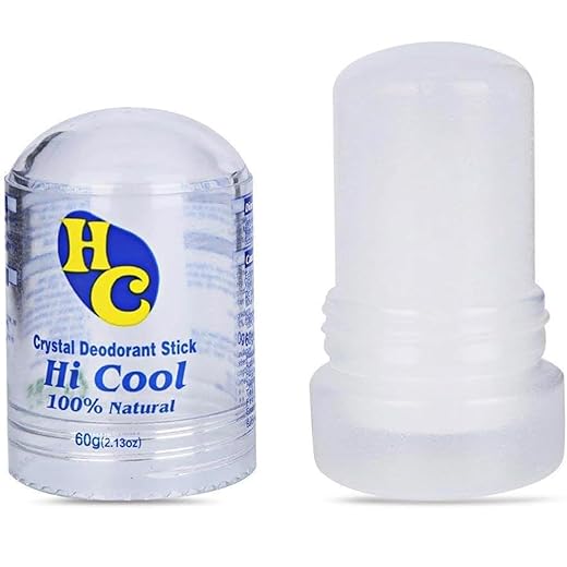 Desodorante natural Cristal/Pedra Pode ser usado em todo o corpo para melhorar o odor corporal Antitranspirantes 60g