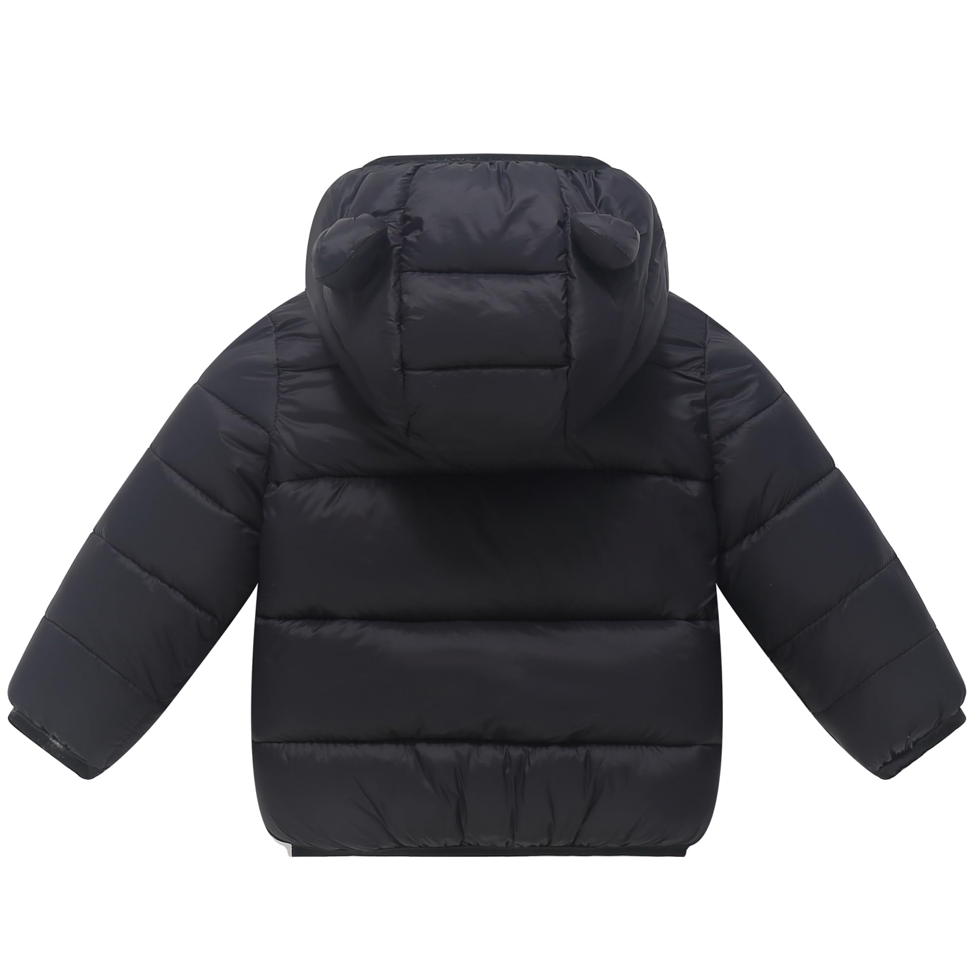 AIWUHE Piumino con cappuccio per bambini Ragazzi Ragazze Leggero Puffer Cappotti Invernali Bambino Orso Orecchie Cerniera Giù Cappotti Outwear 6M-4T