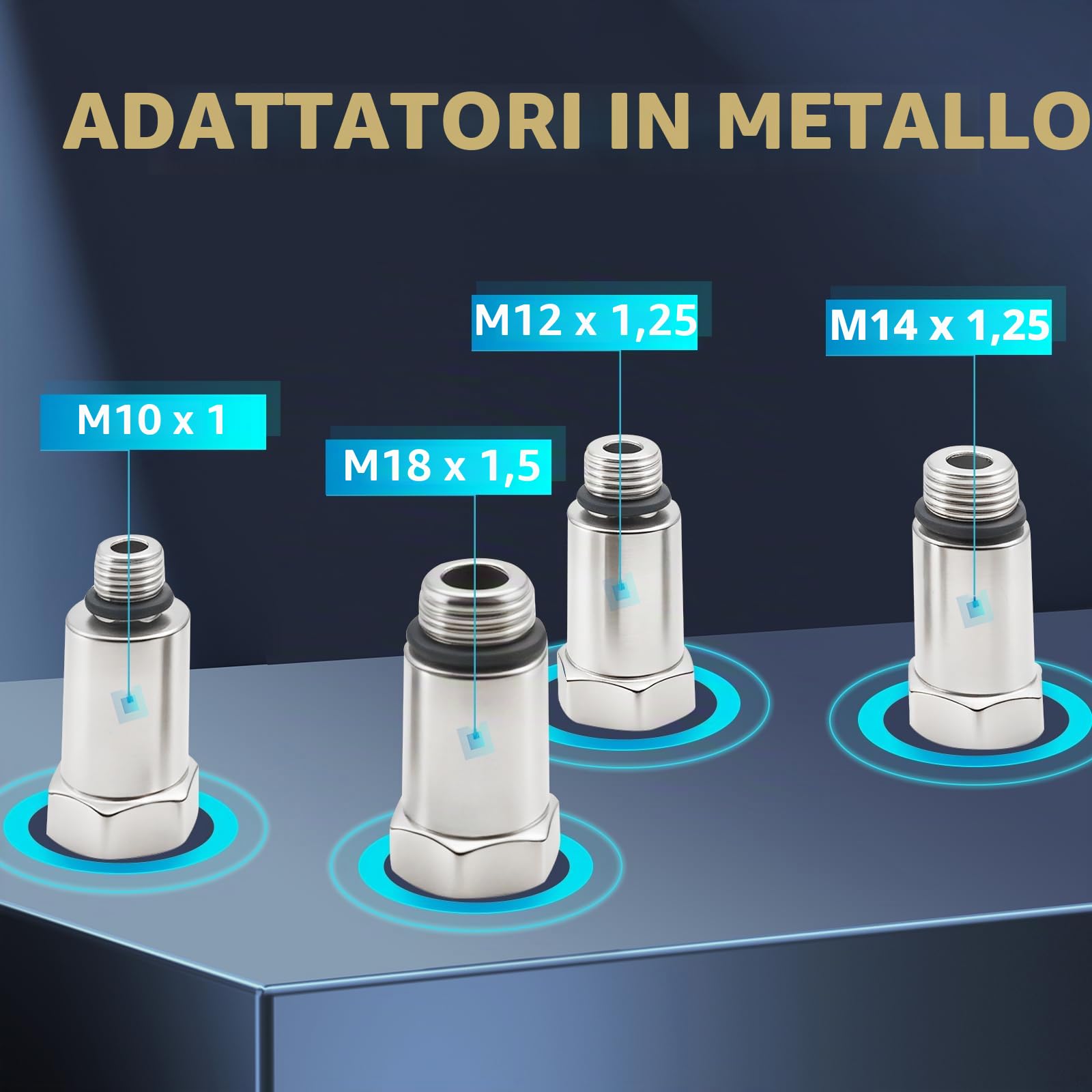 TU-21 - Kit di prova di perdite per motore a benzina, doppio manometro, per test di pressione e velocità di dispersione, con asta di prolunga, 0-100 psi, 0-7 bar