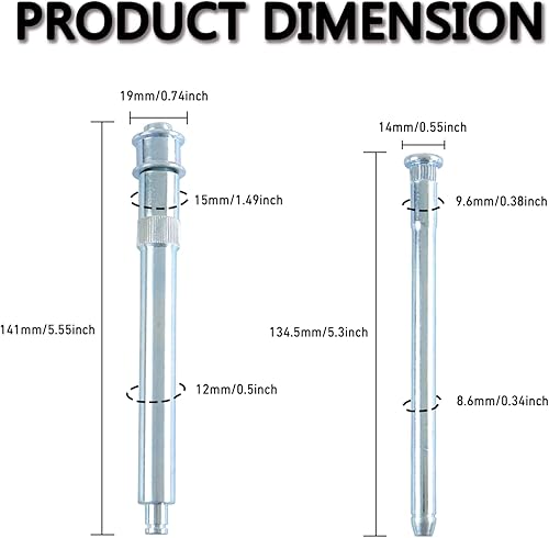 Miniatura 3 de Kit de reparación de buje de bisagra de puerta con resorte + herramienta de resorte de puerta compatible con Chevrolet C1500 C2500 C3500 K1500 K2500
