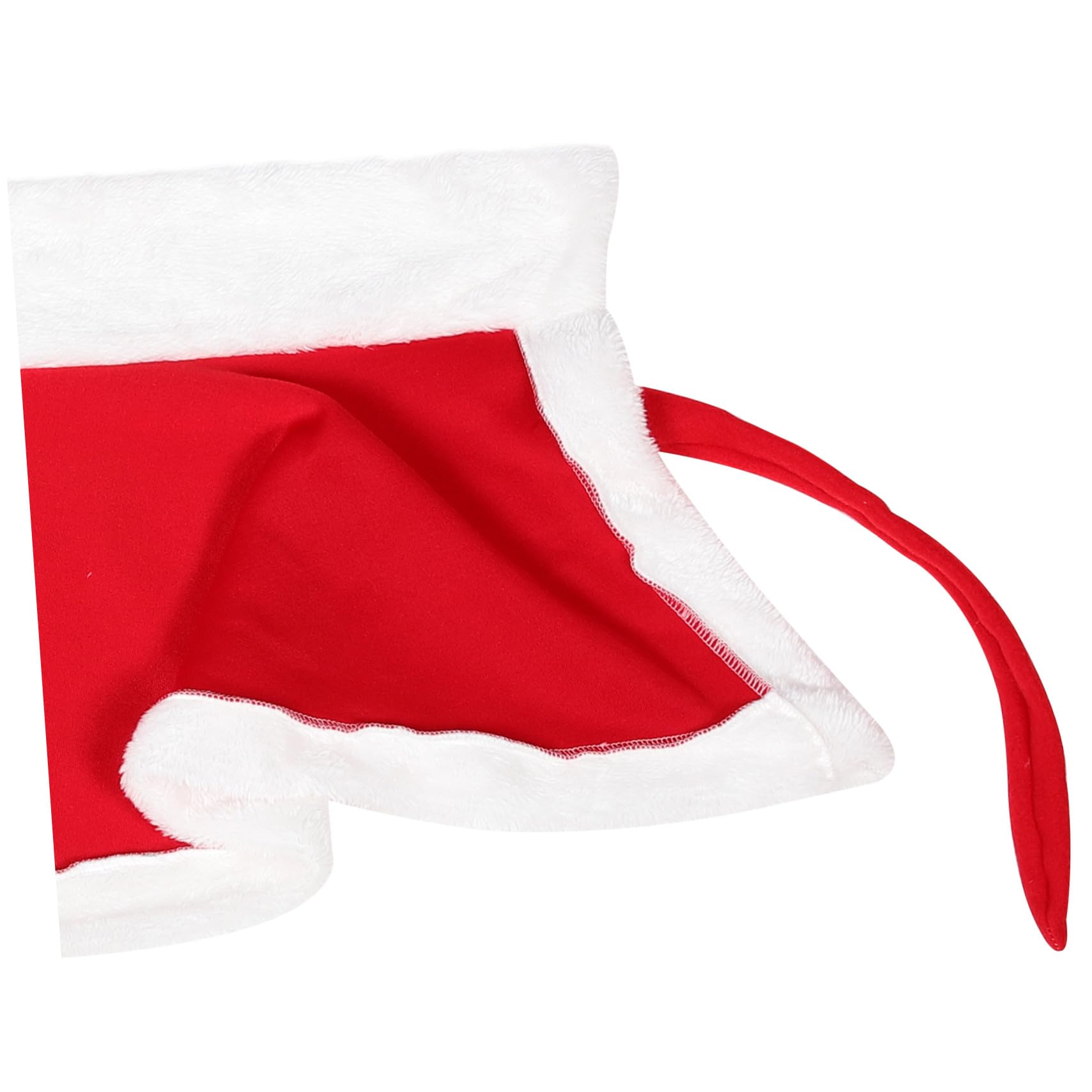 FRCOLOR Vestito Natale Lunga con Cappello e Sciarpa Costume per Feste Invernali Christmas Outfit per Ragazze