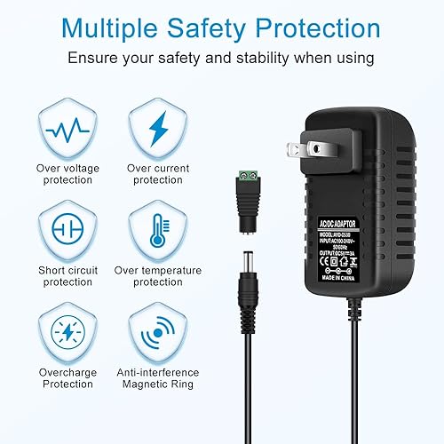 Miniatura 3 de Fuente de alimentación de 5 V, CC 5 voltios 3A 15 W fuente de alimentación LED, convertidor de CA 100-240V CA a CC 5V, adaptador de corriente de