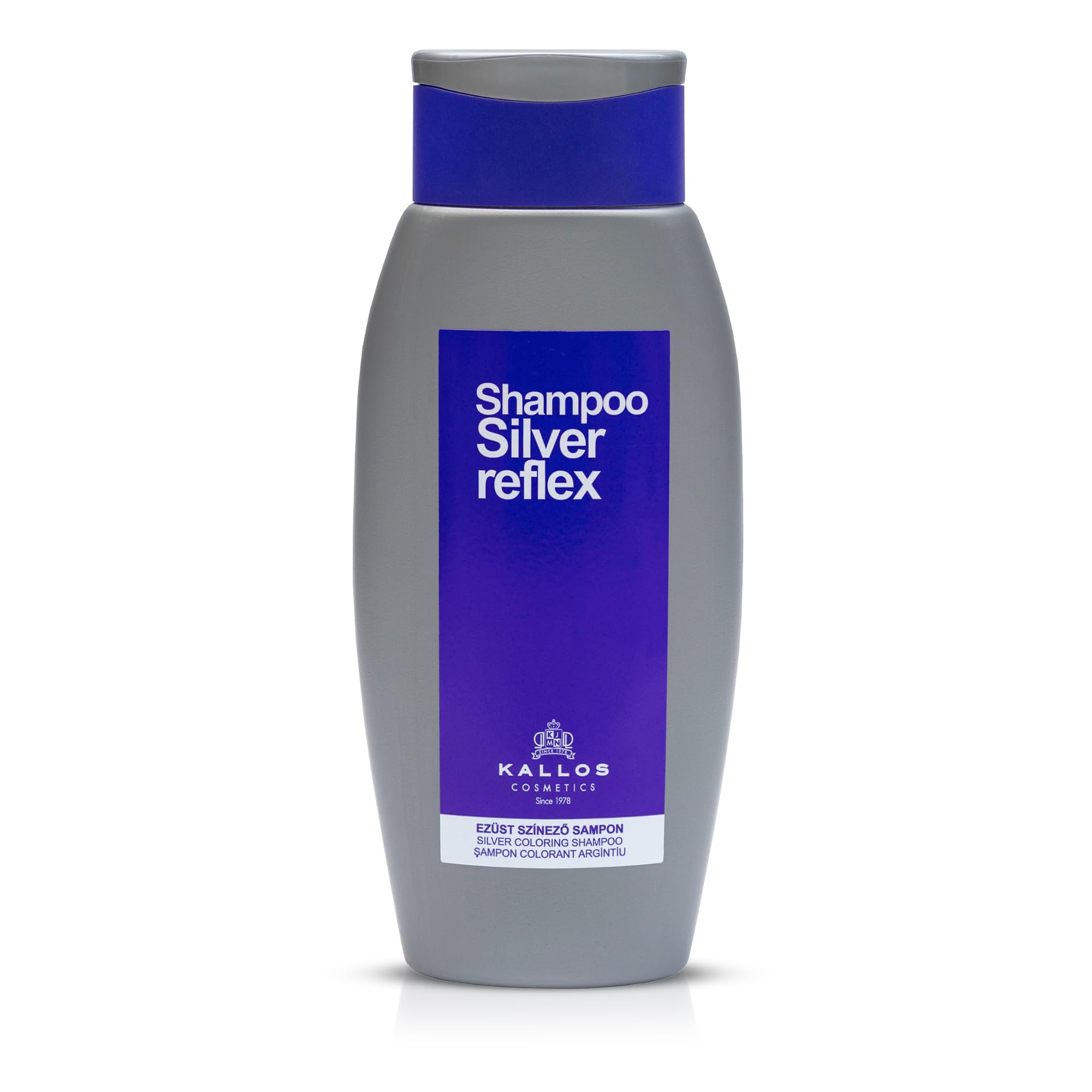 Kallos Reflex Silver Shampoo – Fioletowy Szampon Do WA – osów Blond I Rozjaysinianych 350 ml