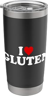 I Love Gluten - Heart Stainless Steel Insulated Tumbler